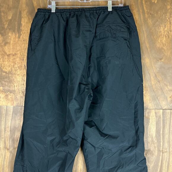 Dryjoys by FootJoys Mens Pants Black Rain Windbreaker Lined Pull On XL - Picture 10 of 13